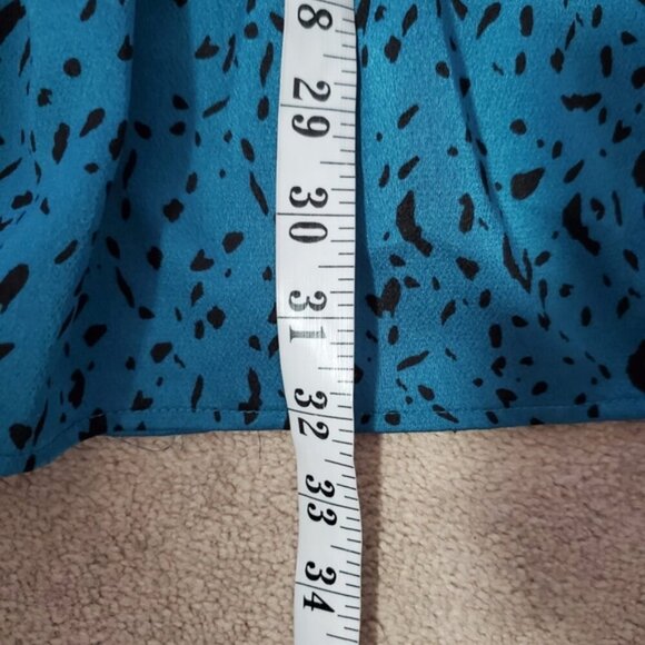 Zara Animal Print Satin Victorian Coquette Whimsigoth Ruffle Feminine Dress XS - Picture 4 of 8